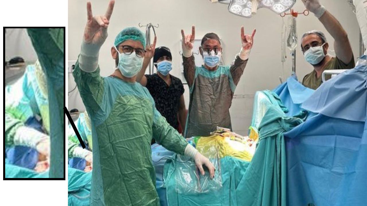 Ameliyatta 'Bozkurt İşareti' Kullanan Doktorlar Tartışma Yarattı