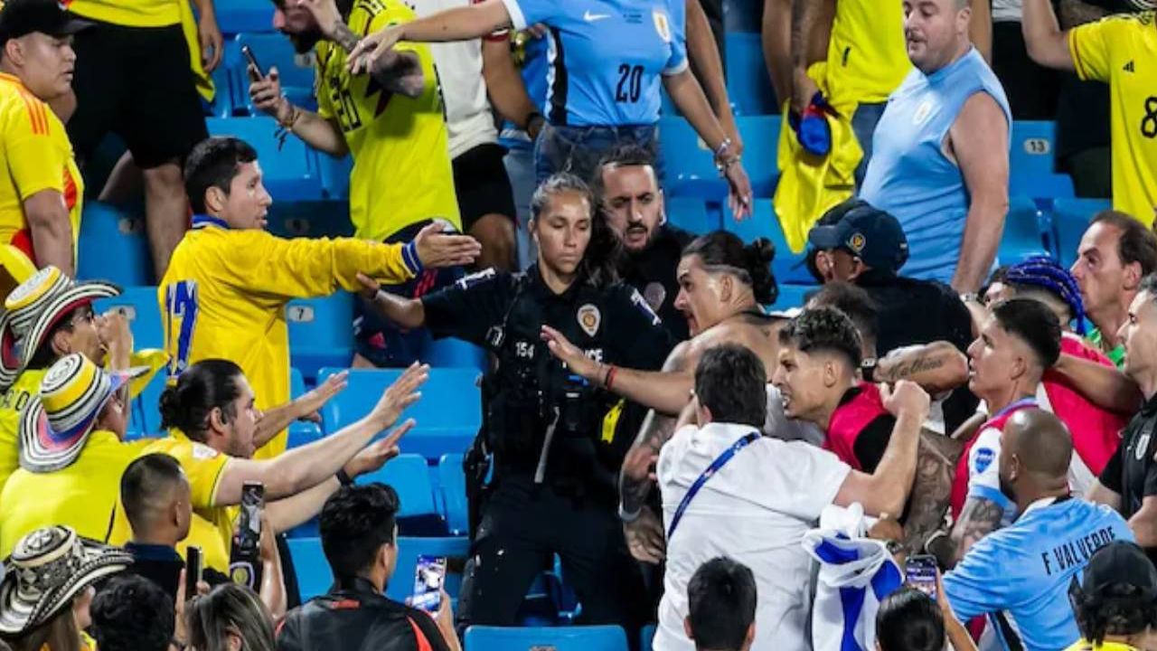 Dünyaca ünlü golcü tribündeki taraftara yumruk attı