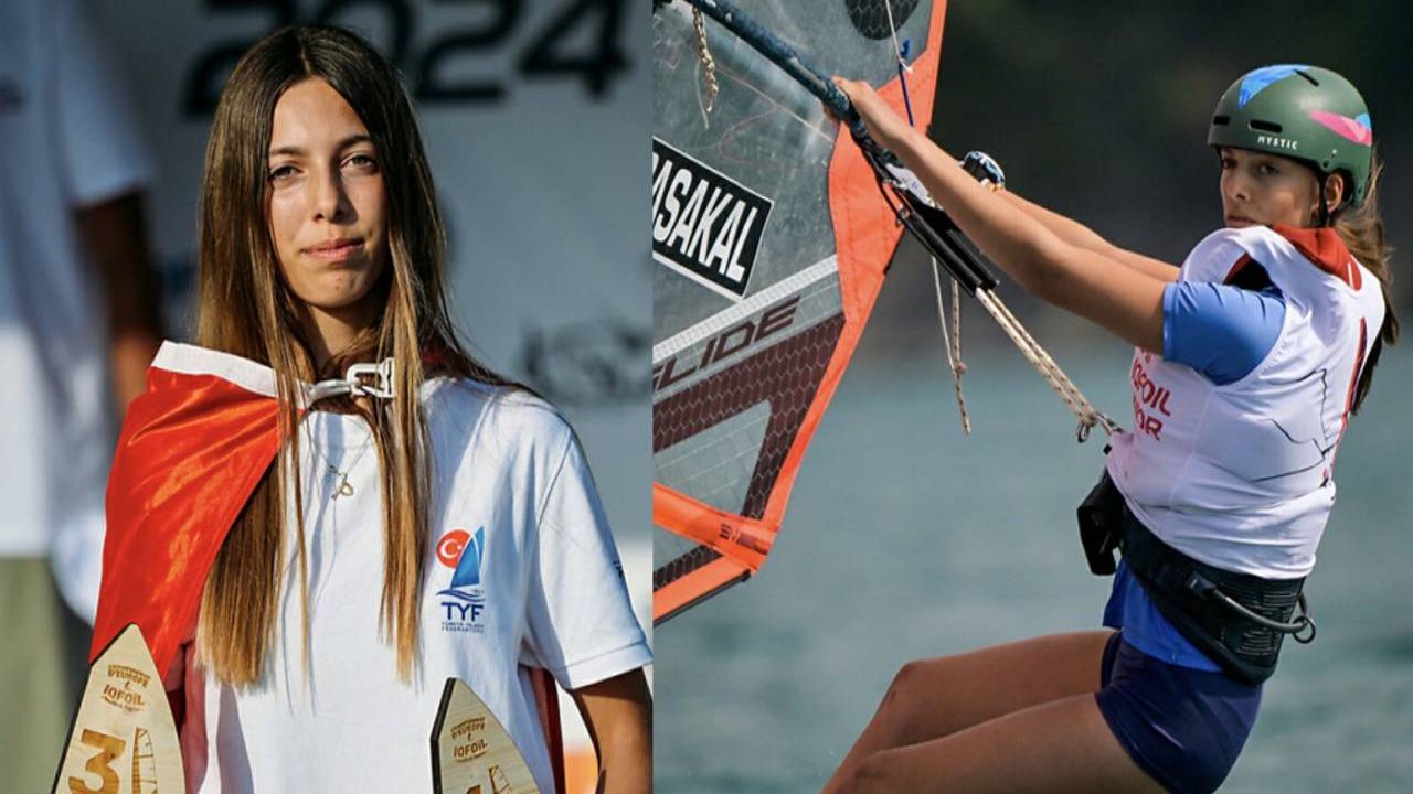Mili windsurfçü Parla Kabasakal Avrupa şampiyonu oldu
