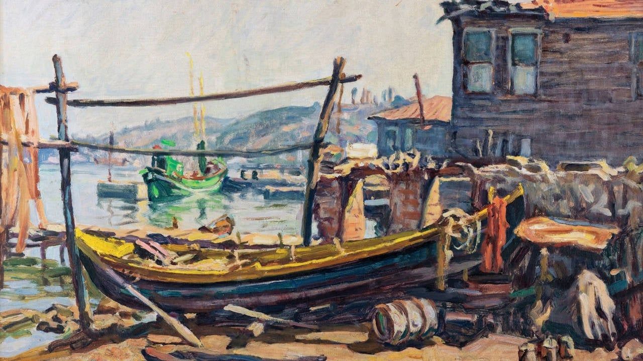 İstanbul'un eşsiz manzaraları tablolar aracılığıyla keşfediliyor