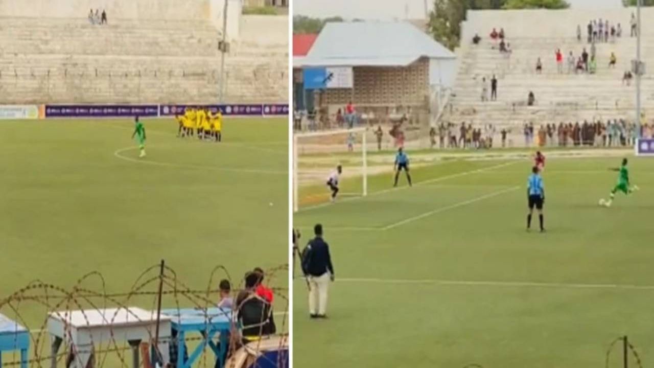 Somali Ligi'nde Atılan Sıra Dışı Penaltı Dünya Gündeminde
