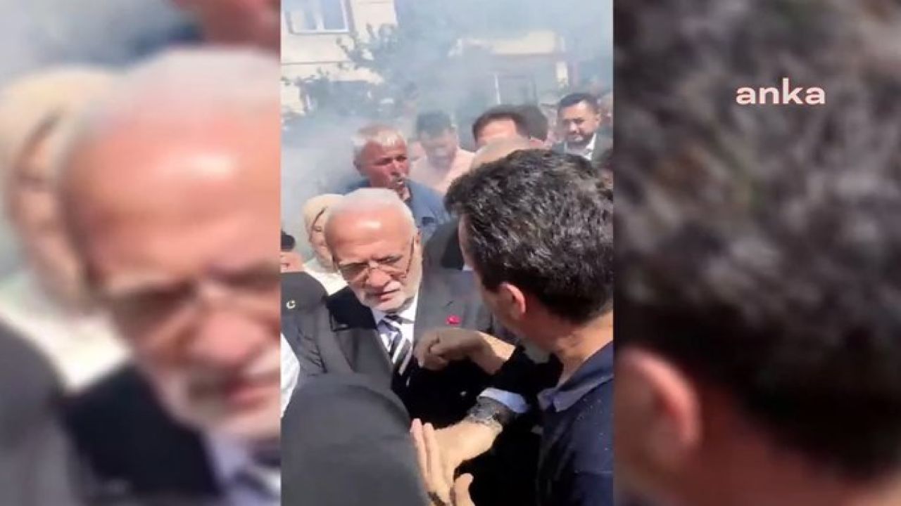 AK Partili Mustafa Elitaş Kayseri'de Protesto Edildi
