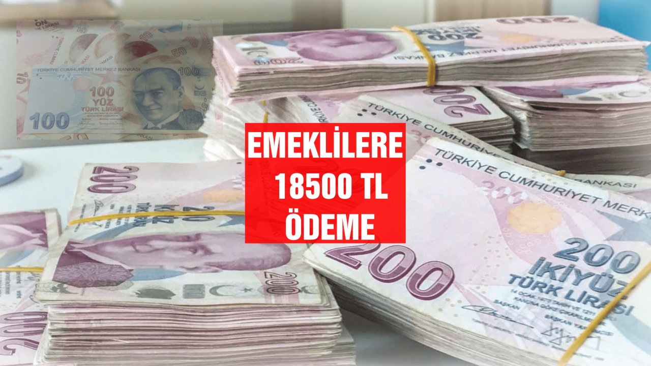 Milyonlarca Emekliye Müjde! 18.500 TL Ödeme Yapılacak!