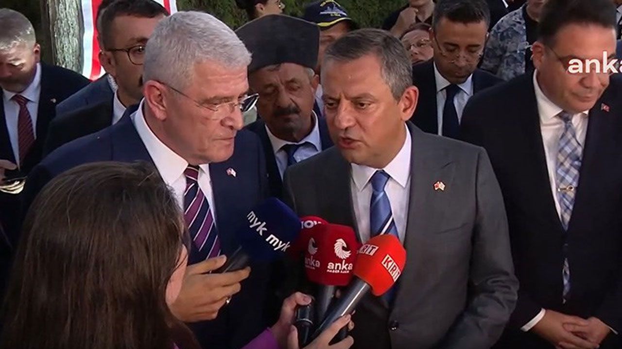 Özel ve Dervişoğlu, KKTC'deki İttifak Sorularına Cevap Verdi
