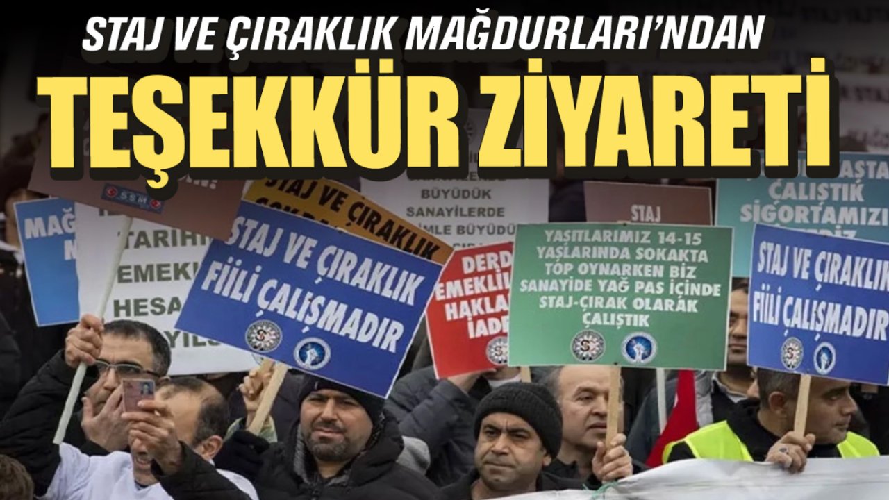 Staj ve Çıraklık Mağdurları Destek Arayışında