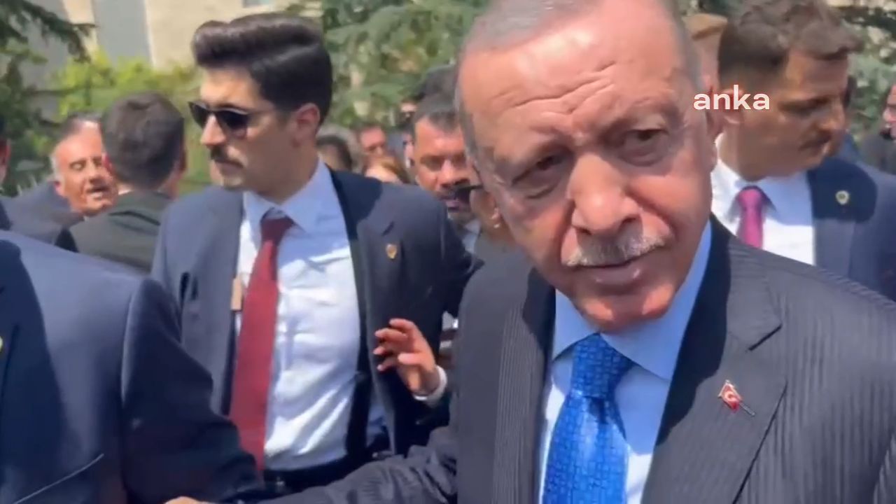 Erdoğan, grup toplantısının ardından Kurtulmuş'la bir araya geldi