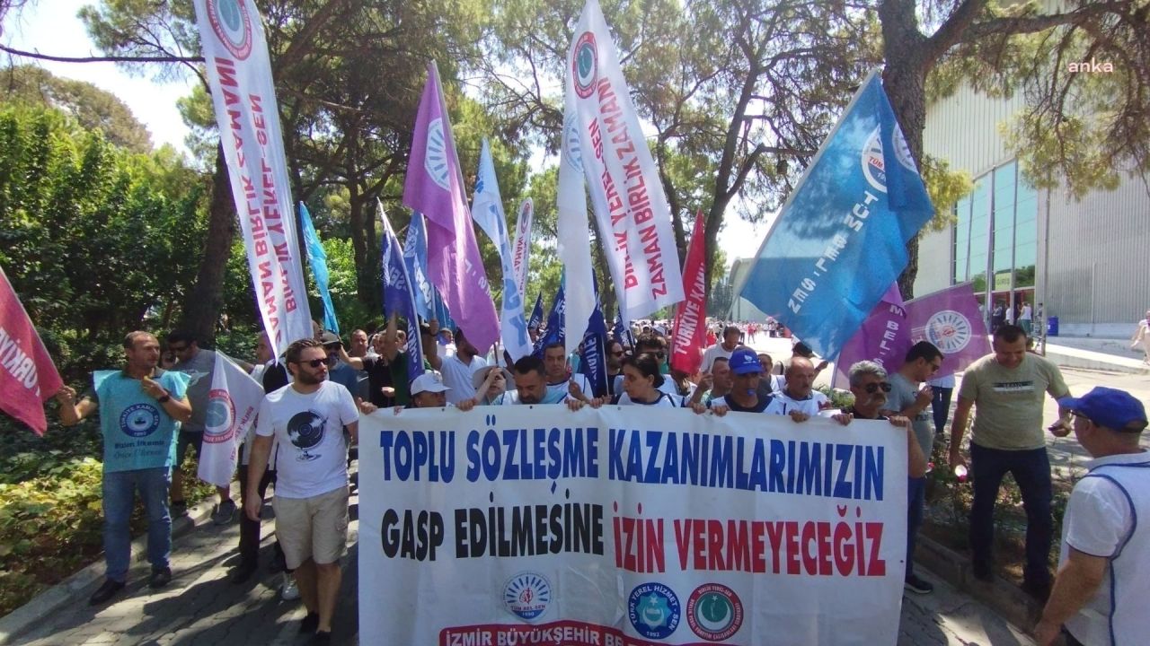 İzmir Büyükşehir Belediyesi'nde TİS görüşmelerinde tıkanıklık: Memurların tam gün iş bırakması