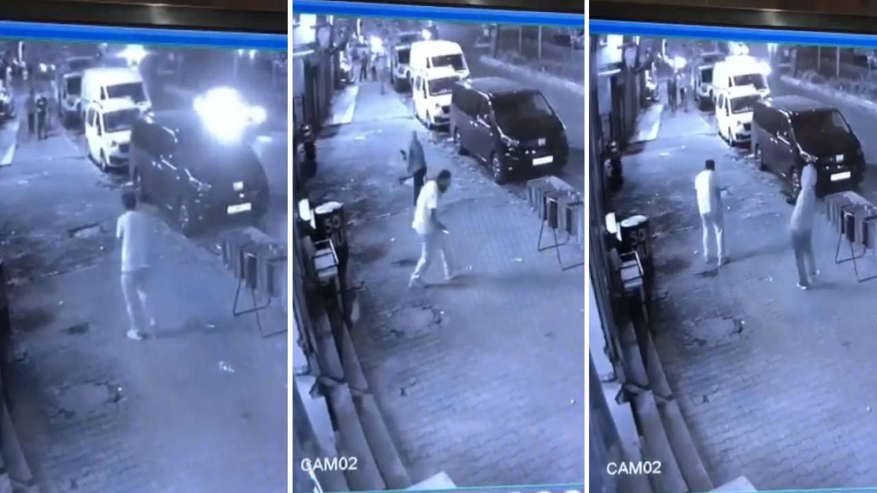 Esenyurt'taki berber dükkanına silahlı saldırı güvenlik kamerasında
