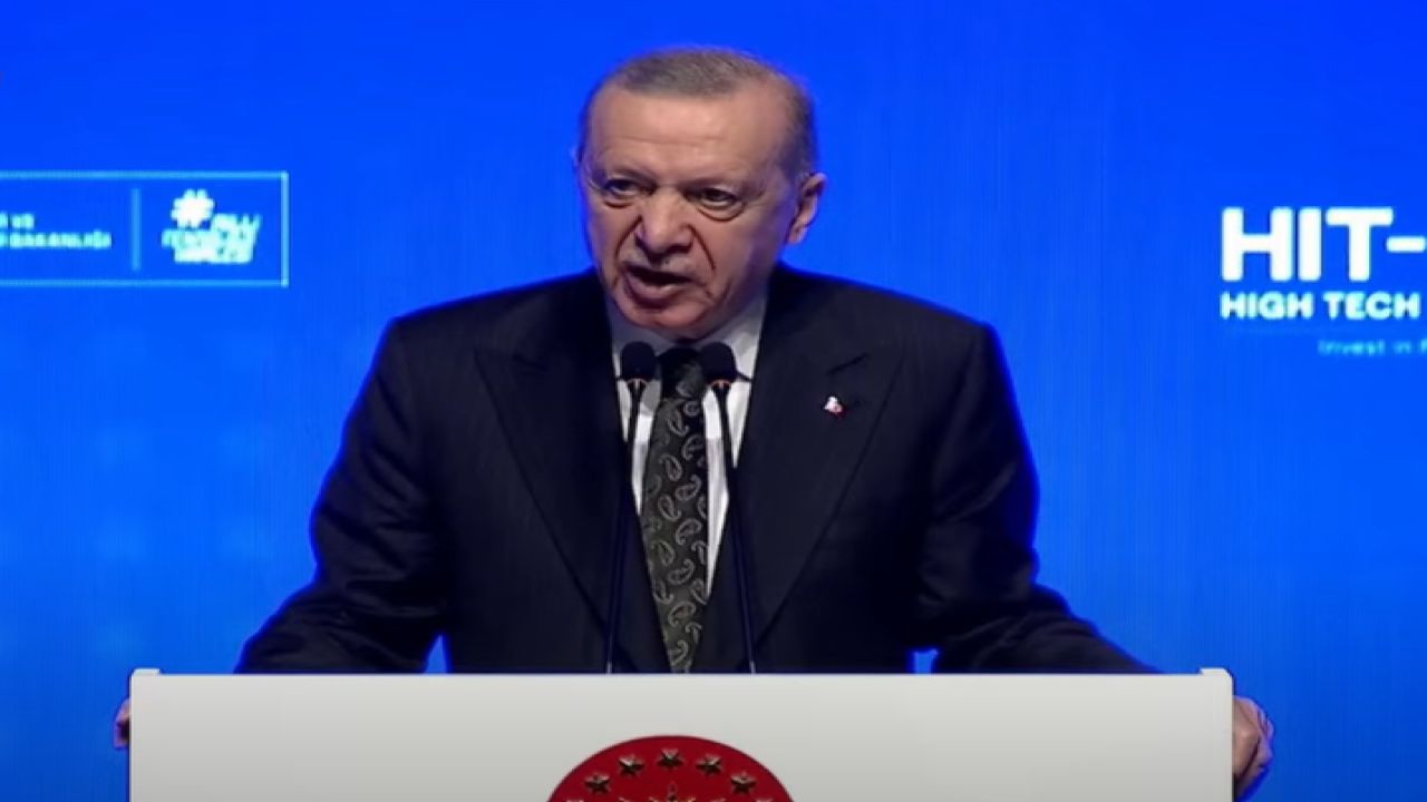 Erdoğan yüksek teknoloji yatırım programında konuştu