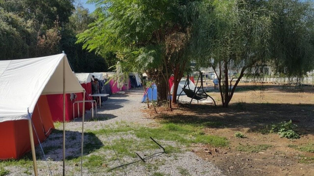 Bodrum'da karavan ve çadırlar denetim altında
