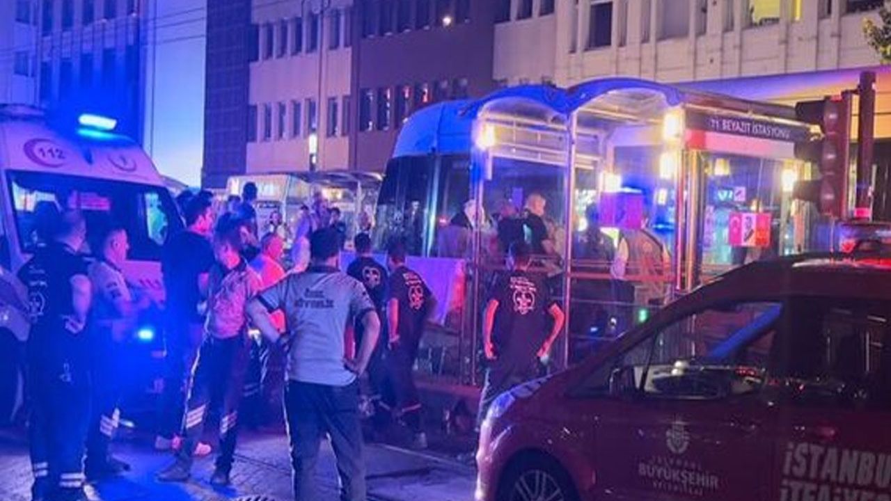 Beyazıt'ta tramvay altında kalan kişi hayatını kaybetti