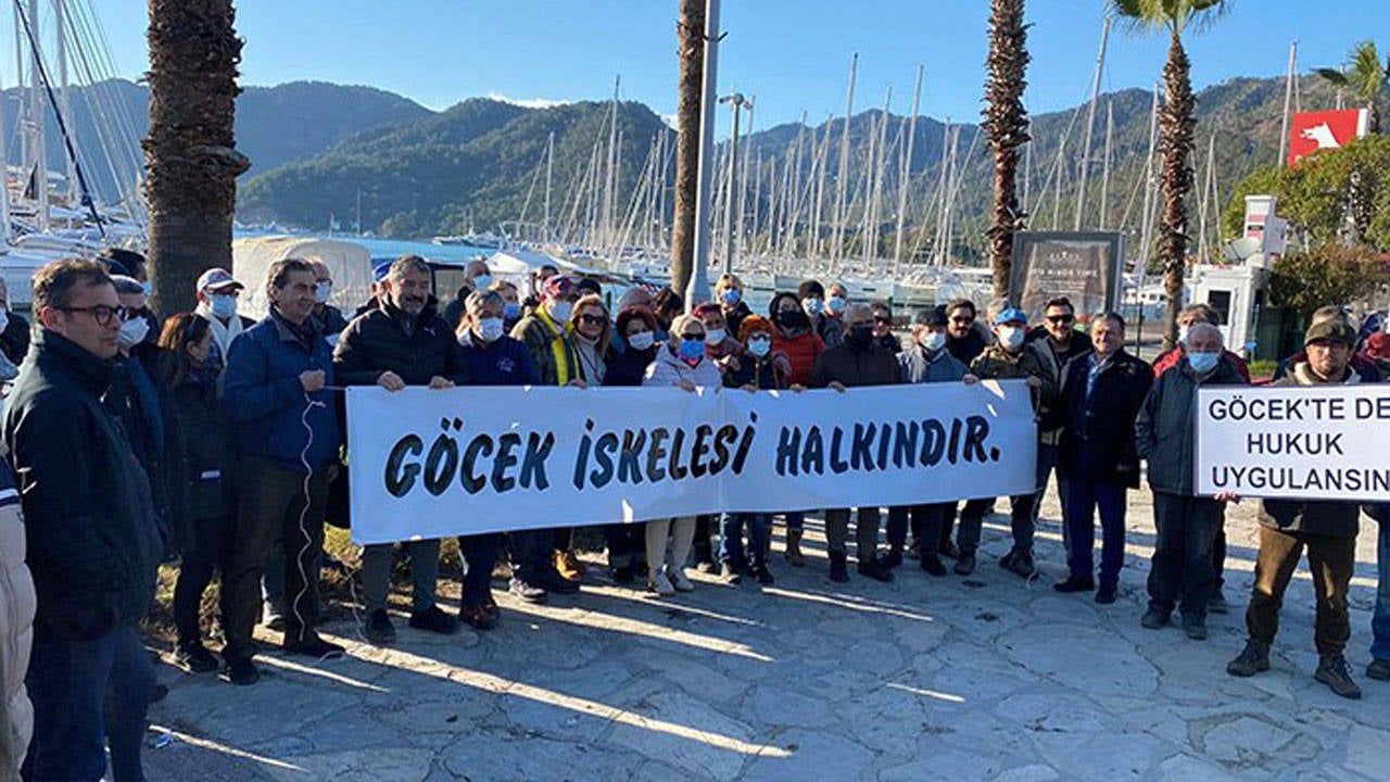 MUÇEV, Göcek'te Halk İçin Kıyı Erişimini Kapattı