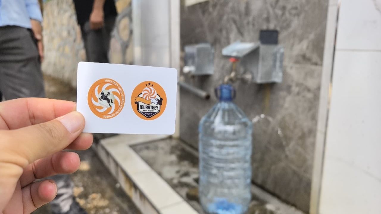 Bursa'daki mahalle çeşmesine kart sistemi entegrasyonu