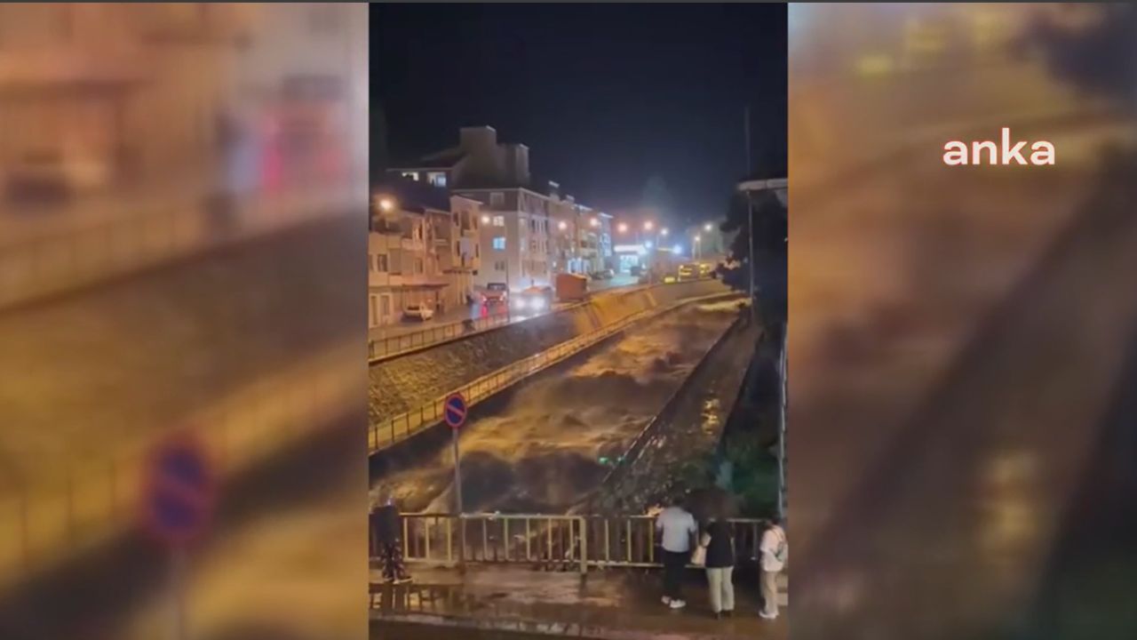 Sinop'ta şiddetli yağışlar nedeniyle su baskınları yaşandı