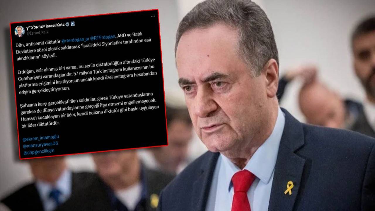 İsrailli bakanın Erdoğan eleştirisi için İmamoğlu ve Mansur Yavaş'ı etiketlemesi