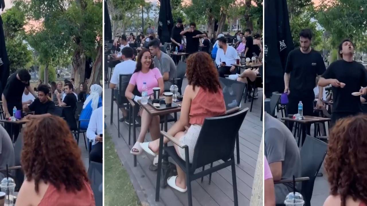 Kahve fiyatlarına tepki olarak kafede kendi kahvesini yapan vatandaş gündem oldu