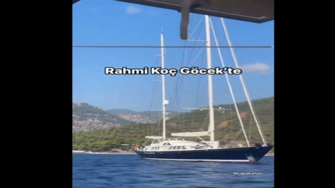 Rahmi Koç, 93 yaşında yat ve deniz uçağıyla objektiflere yansıdı
