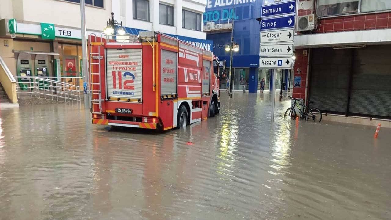 Terme Çayı'nda debi yükselişi