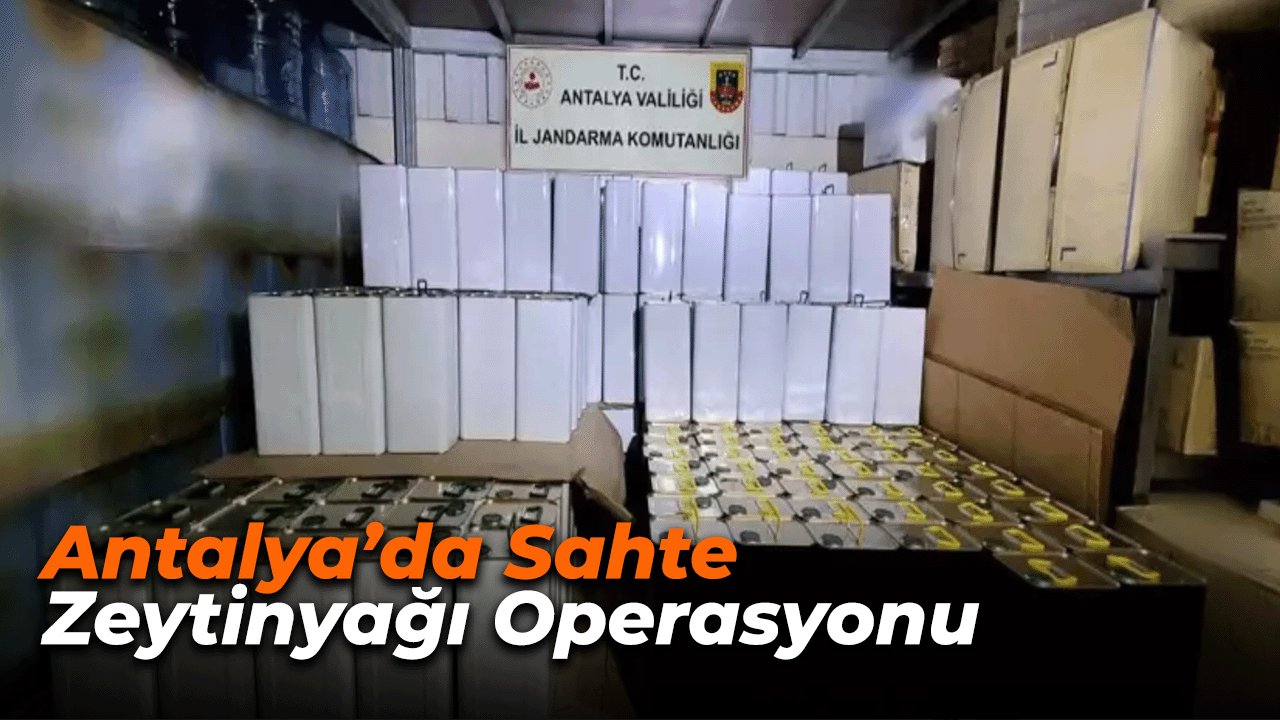 Antalya’da Sahte Zeytinyağı Operasyonu: 2 Ton Ele Geçirildi!