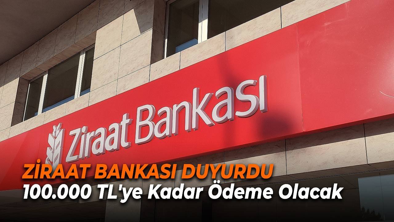 Ziraat bankası duyurdu! 100 bin TL'ye kadar borcu olanların borçları silinecek!