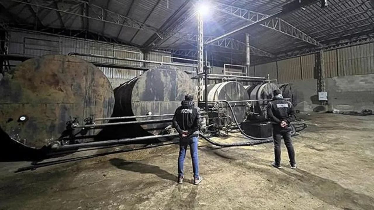 Depoda 7 Milyon Liralık Sahte Akaryakıt Operasyonu