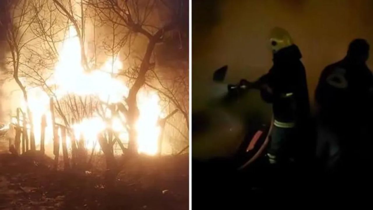 Torunlar, Dedelerinin Samanlığını Kundakladı