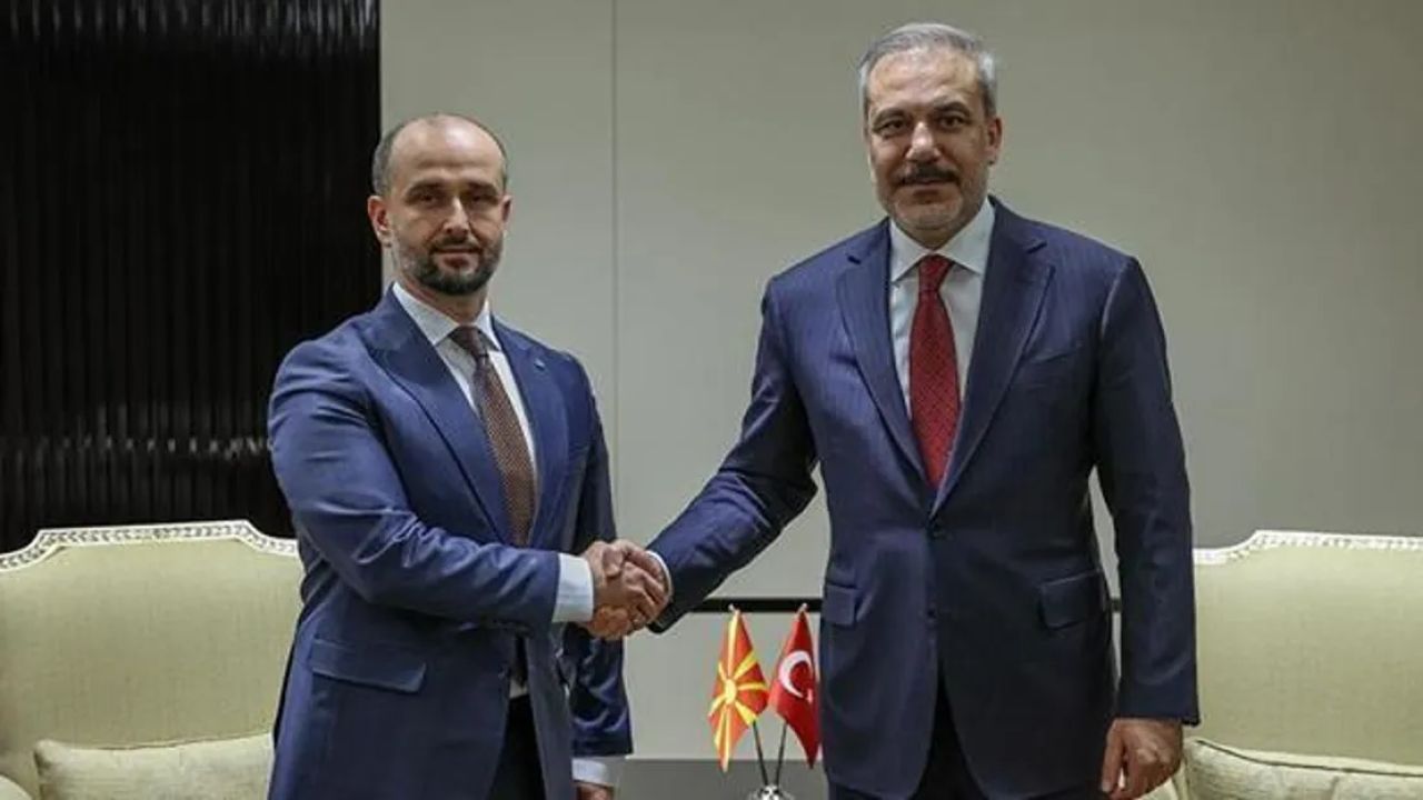 Fidan, Makedonya bakanı ile Ankara'da görüştü