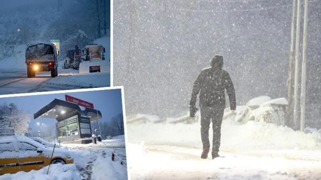Trakya'da kar yağışı ve sis etkisini gösteriyor