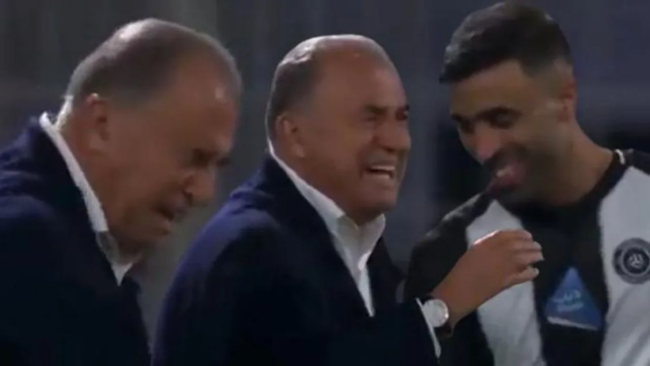 Fatih Terim'e su şakası şoku