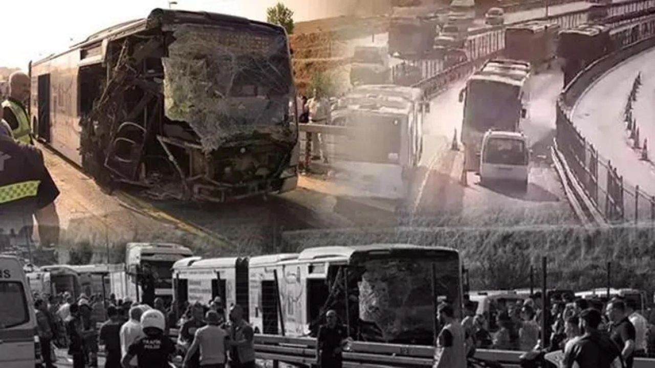 Metrobüs kazasında 4 kişi tahliye edildi