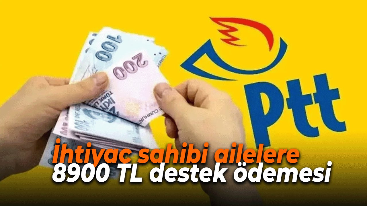 İhtiyaç sahibi ailelere 12 ay kesintisiz 8900 TL Destek ödemesi onaylandı