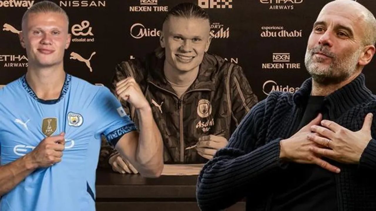 Manchester City, Haaland ile Tarihi 10 Yıllık Sözleşme İmzaladı