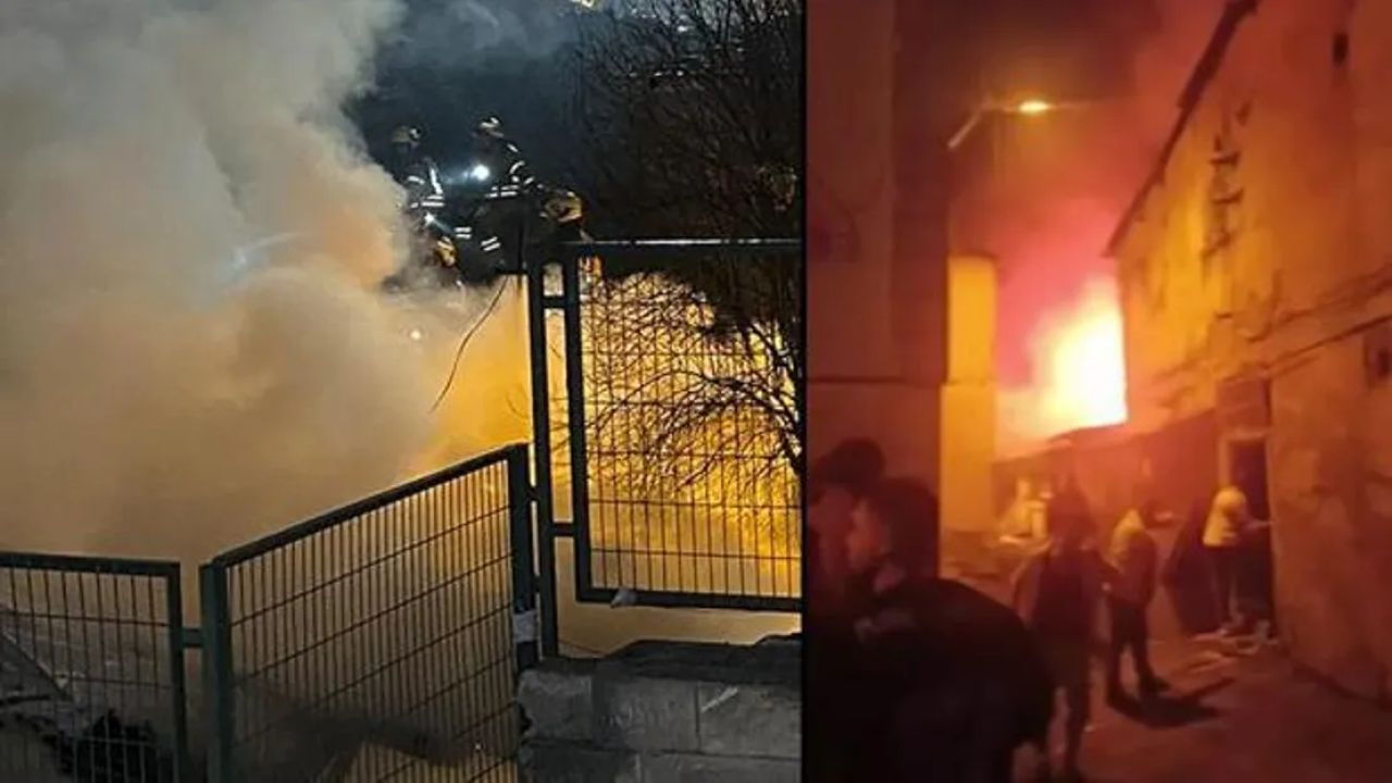 Beyoğlu'ndaki Yangın Evlere Sıçradı