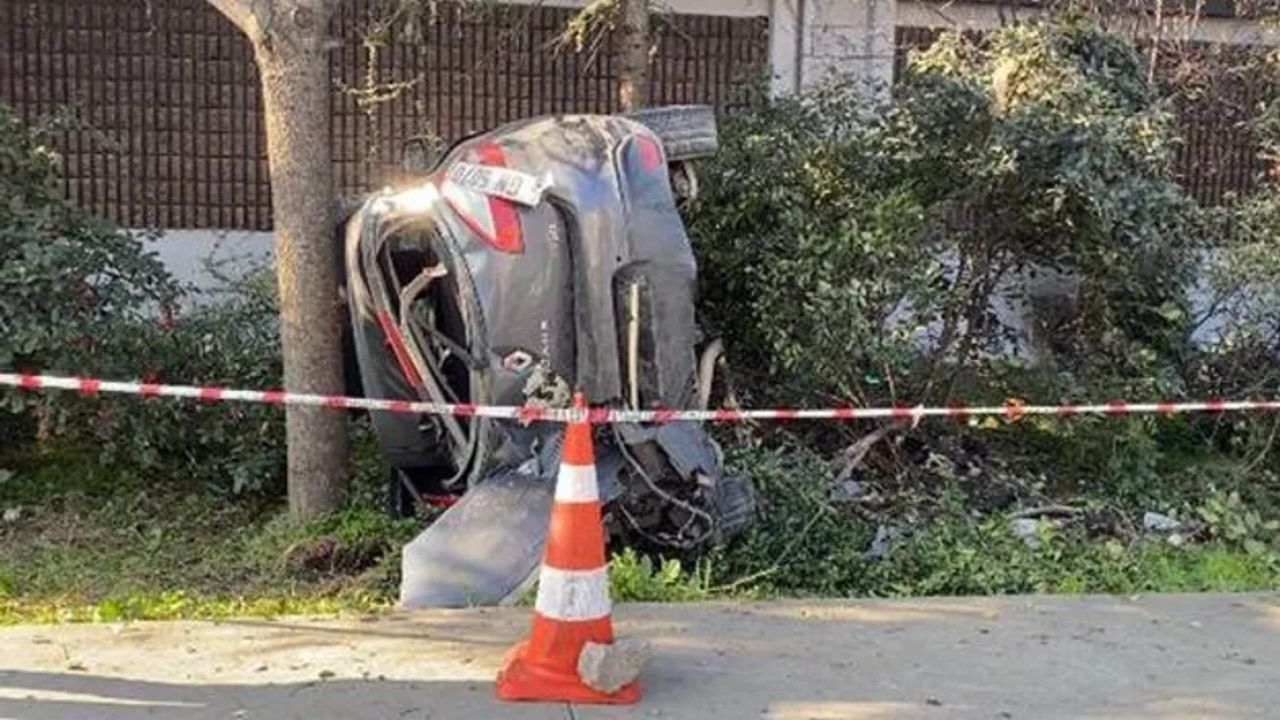 Sürücünün Makas Atması Sonucu Meydana Gelen Kaza Araçın Takla Atmasına Neden Oldu