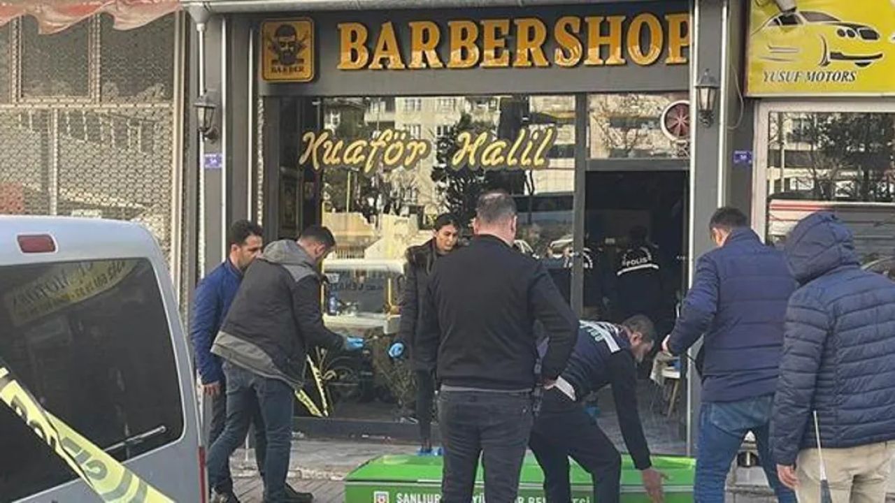 Berberde traş olurken silahlı saldırıya uğradı