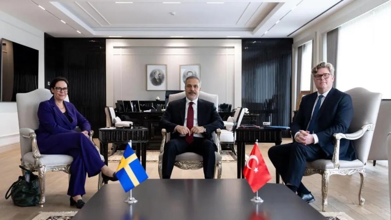Fidan, İsveçli yetkililerle görüştü