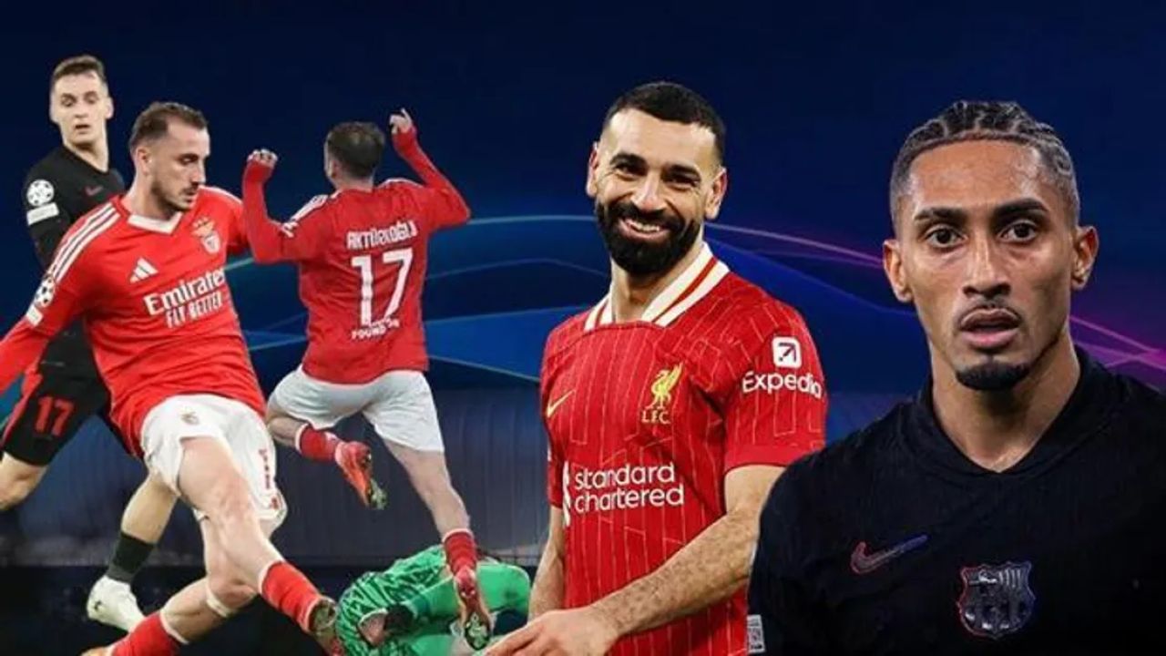 Barcelona-Benfica karşılaşması Şampiyonlar Ligi'ne damga vurdu