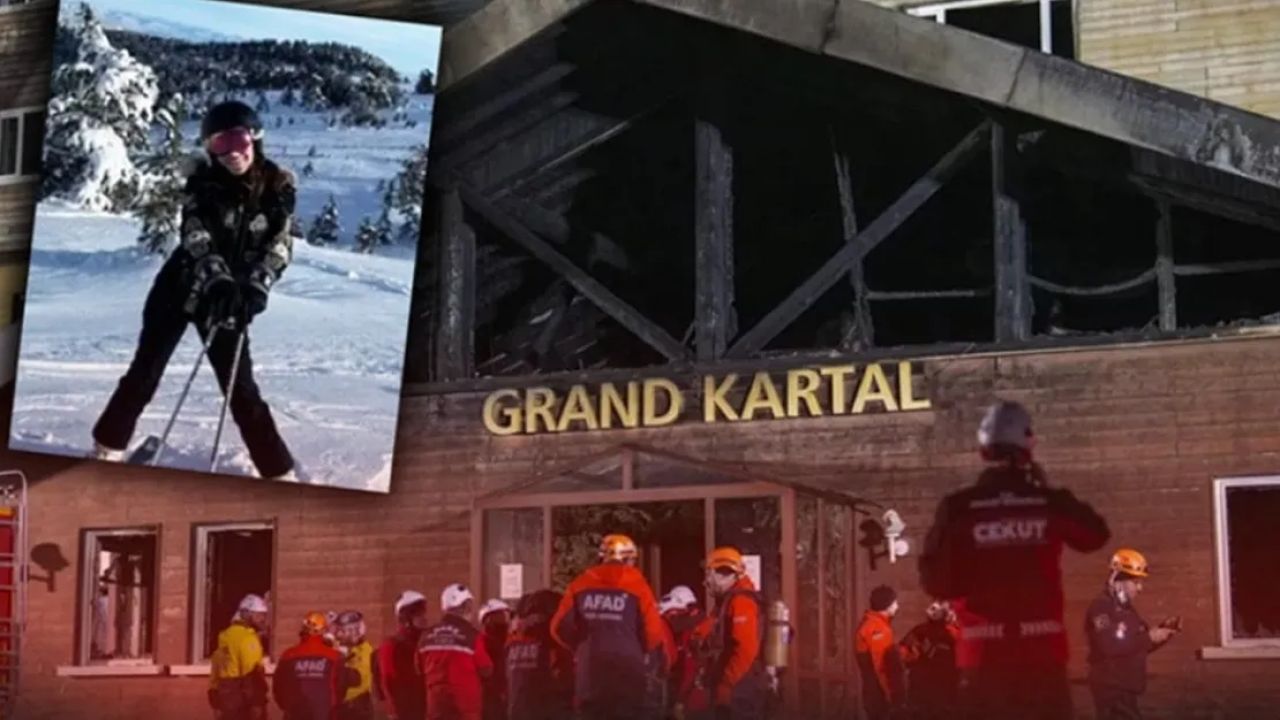 Otel sahibi yangından son anda kurtuldu