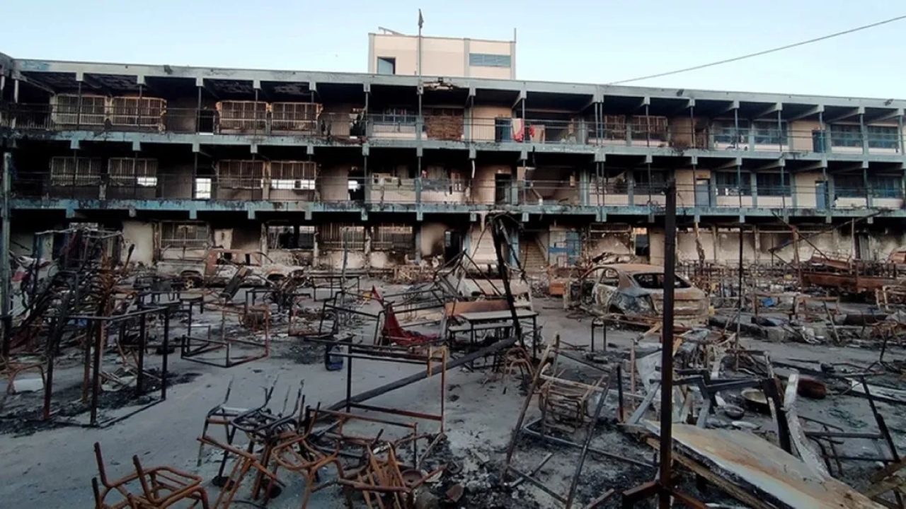 Gazze'de okulların yüzde 85'i kullanılamaz durumda