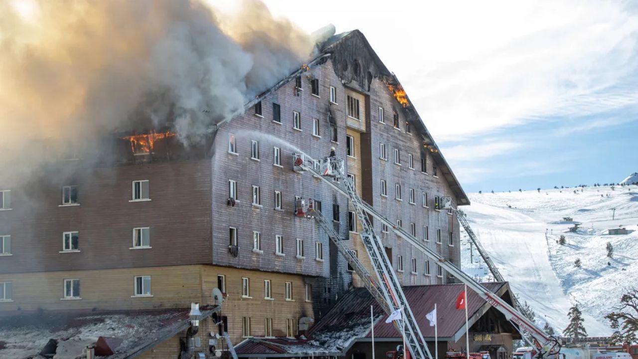 Bolu'daki yangında otel çalışanından dehşet dolu anlatım