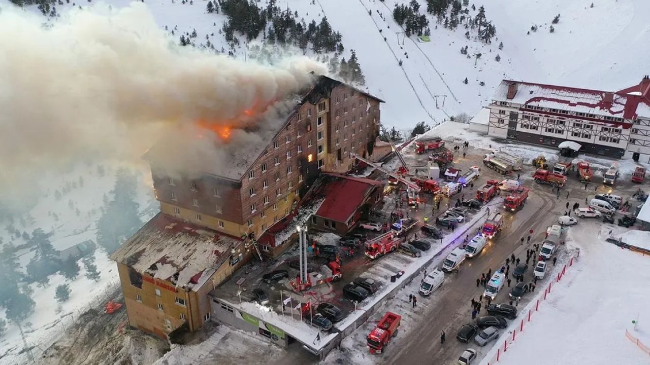 Otel yangınında ölenlerin sayısı 78'e yükseldi