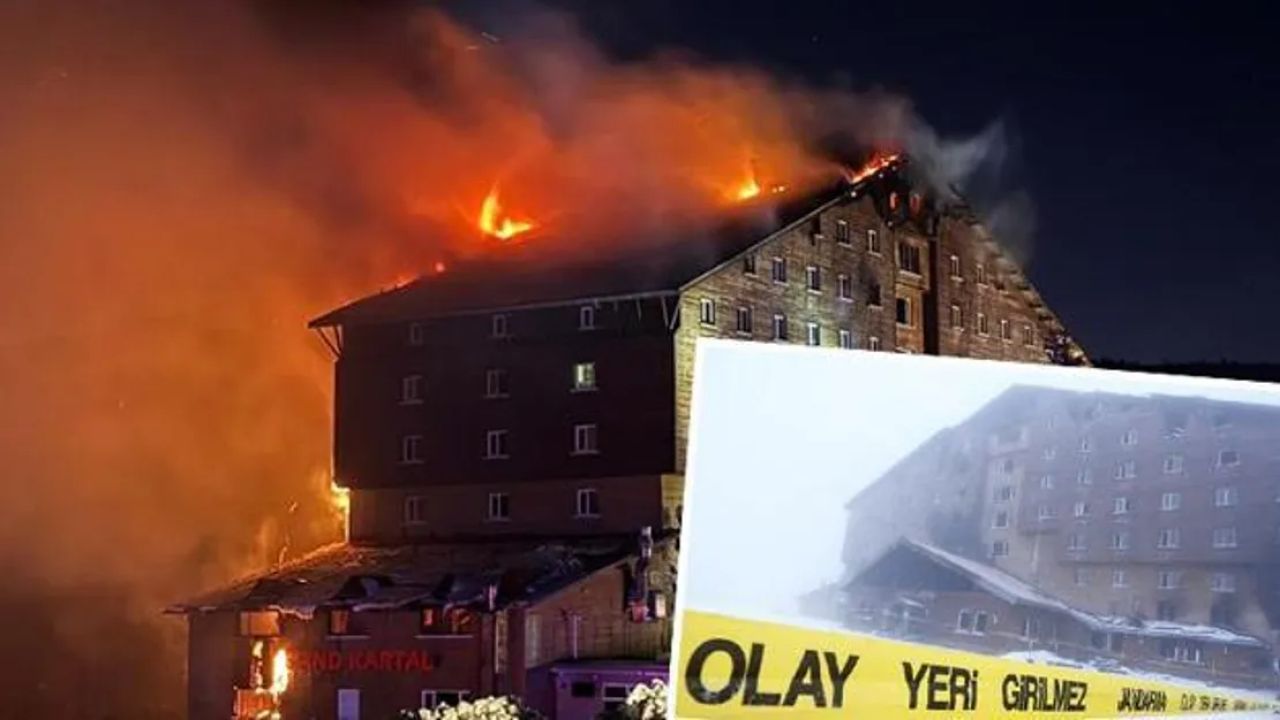 Kartalkaya'da bir otelde yangın felaketi yaşandı