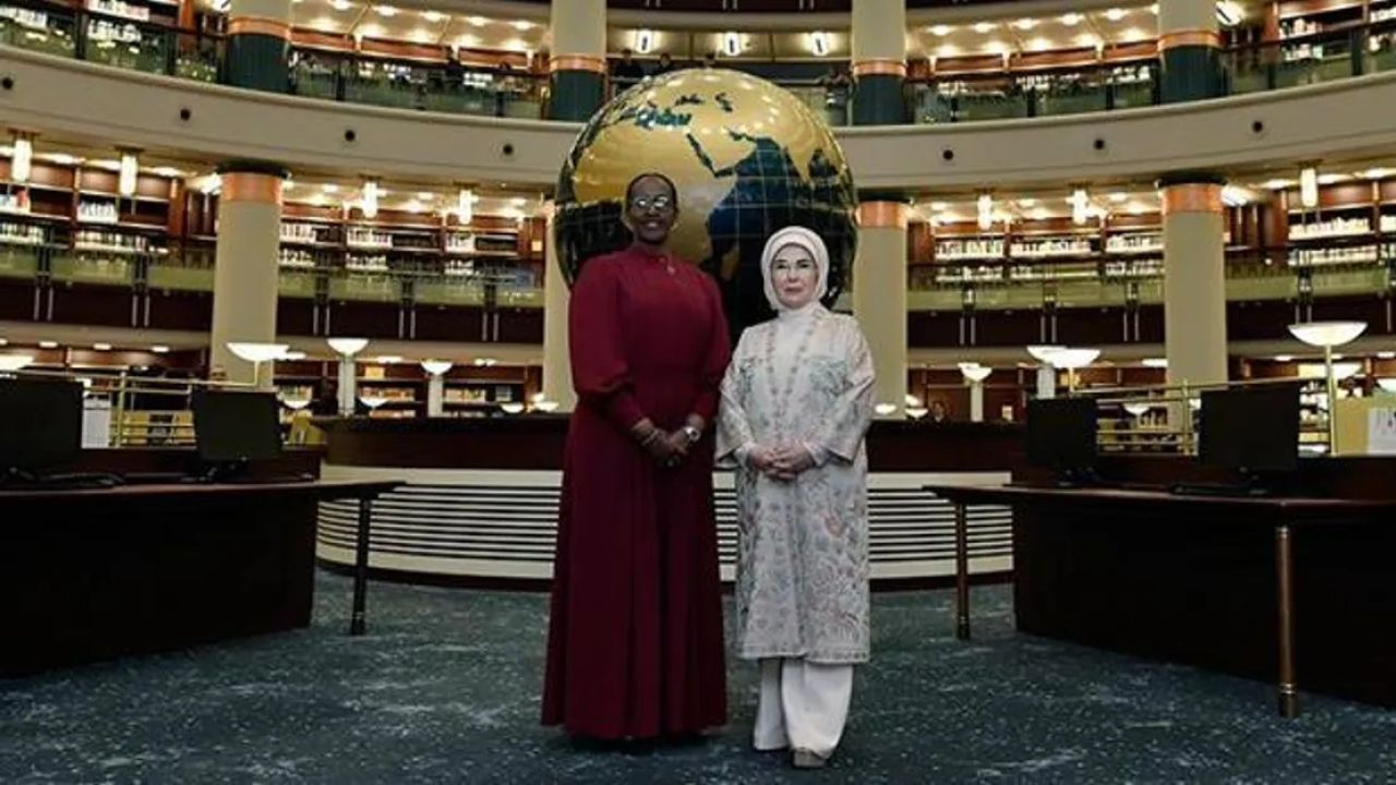 Emine Erdoğan ve Jeannette Kagame Ankara'da bir araya geldi