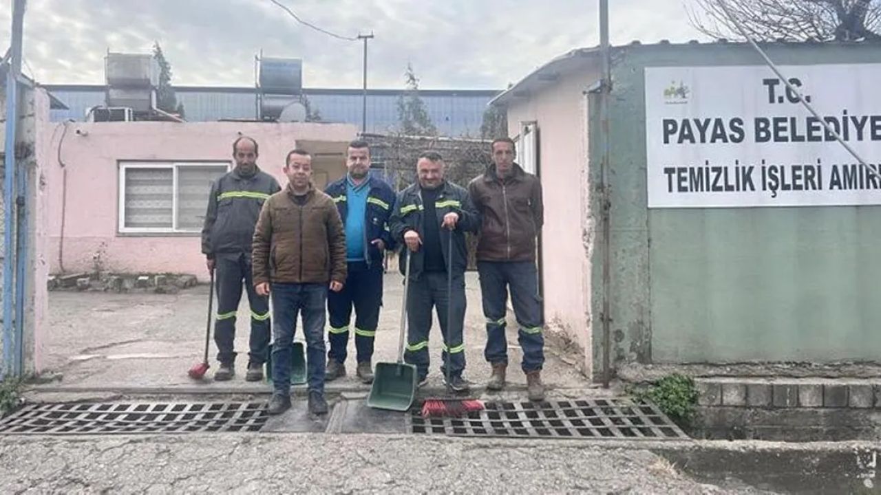Hatay'da temizlik görevlileri fenomen dans gösterisiyle dikkat çekti