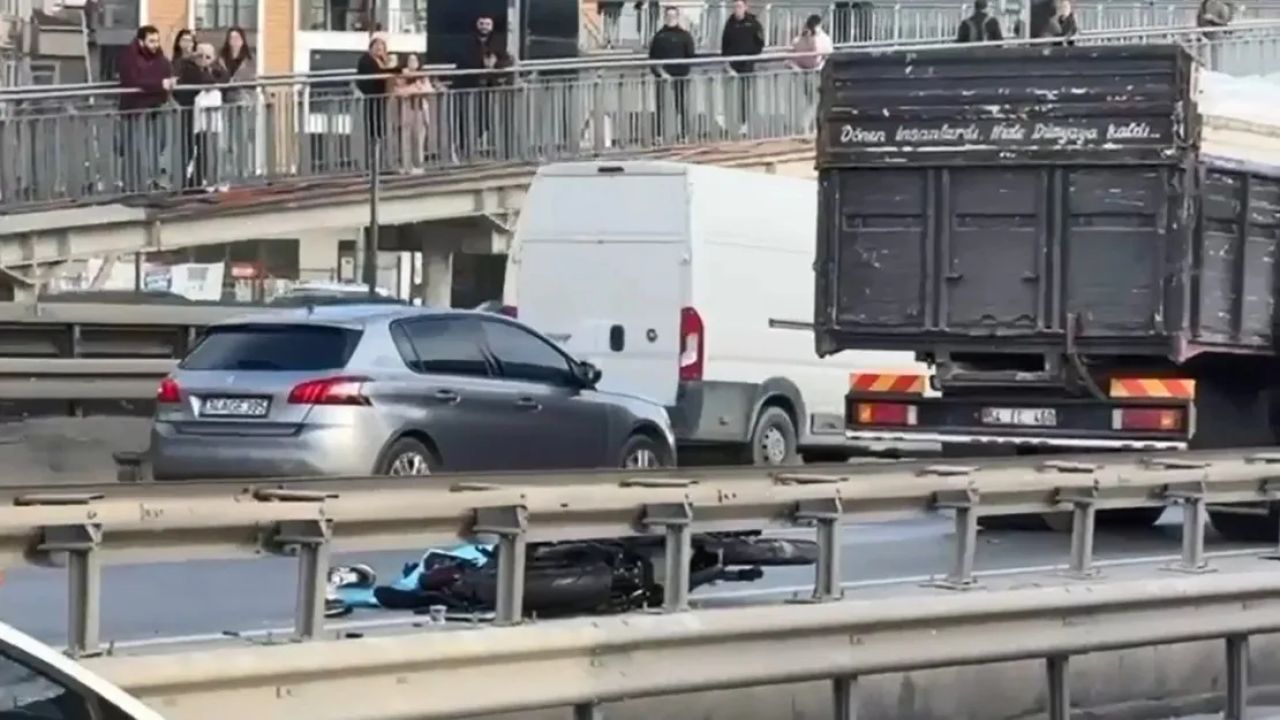 İstanbul'da Motosiklet Kazasında Bir Kişi Hayatını Kaybetti