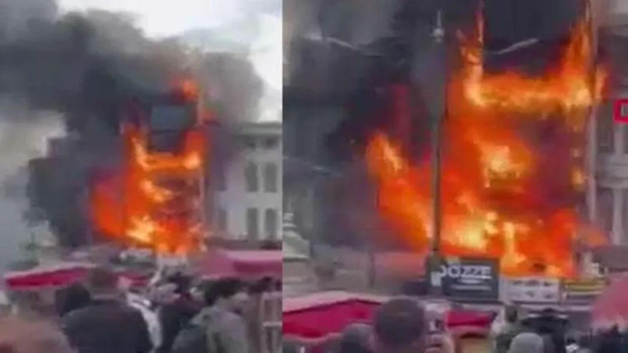 Eminönü'ndeki restoranda yangın çıktı