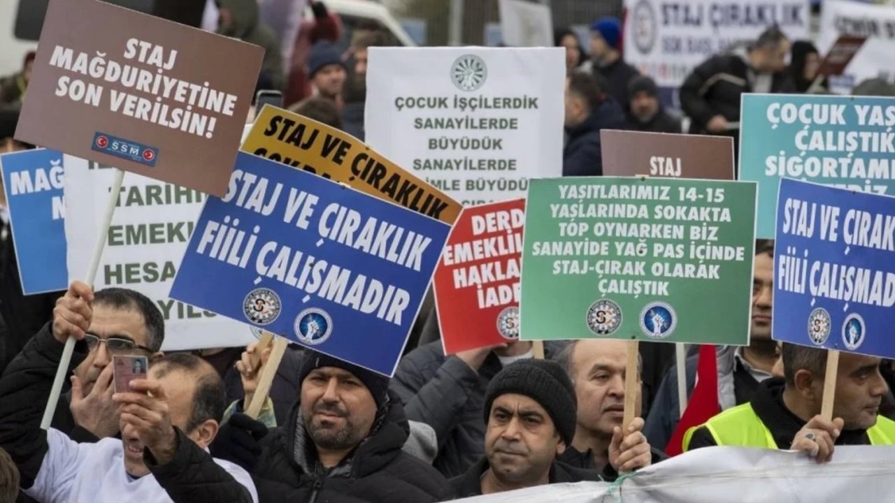 Staj ve çıraklık mağdurları meydanlara iniyor