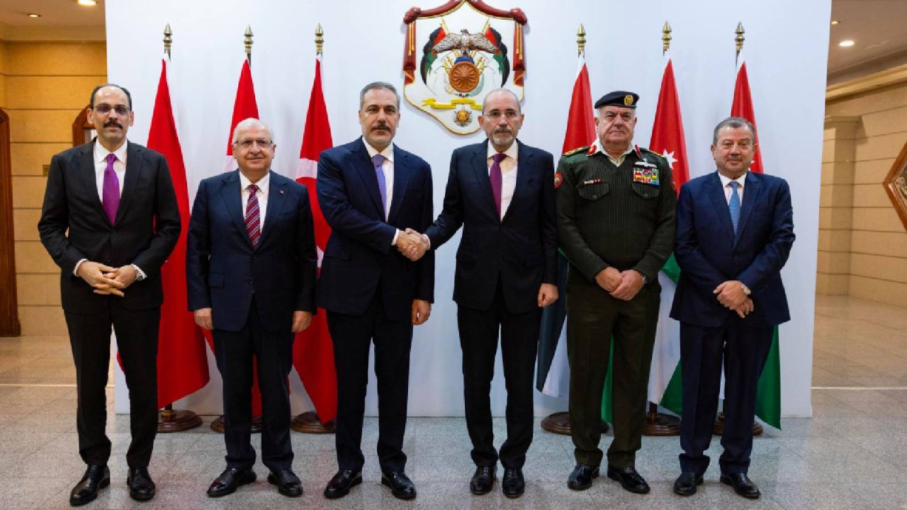 Hakan Fidan, Güler ve Kalın Amman'da Temaslarda Bulunuyor