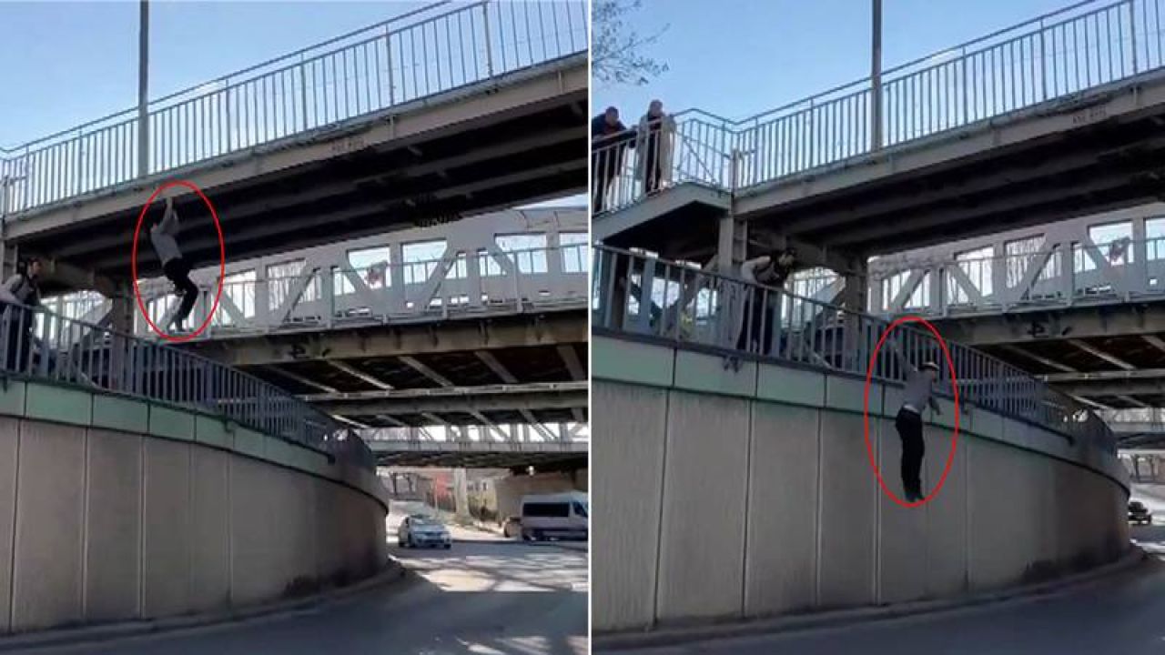 Üst Geçitten Video Çekmek İsterken Düşen Kişinin İki Bacağı Kırıldı