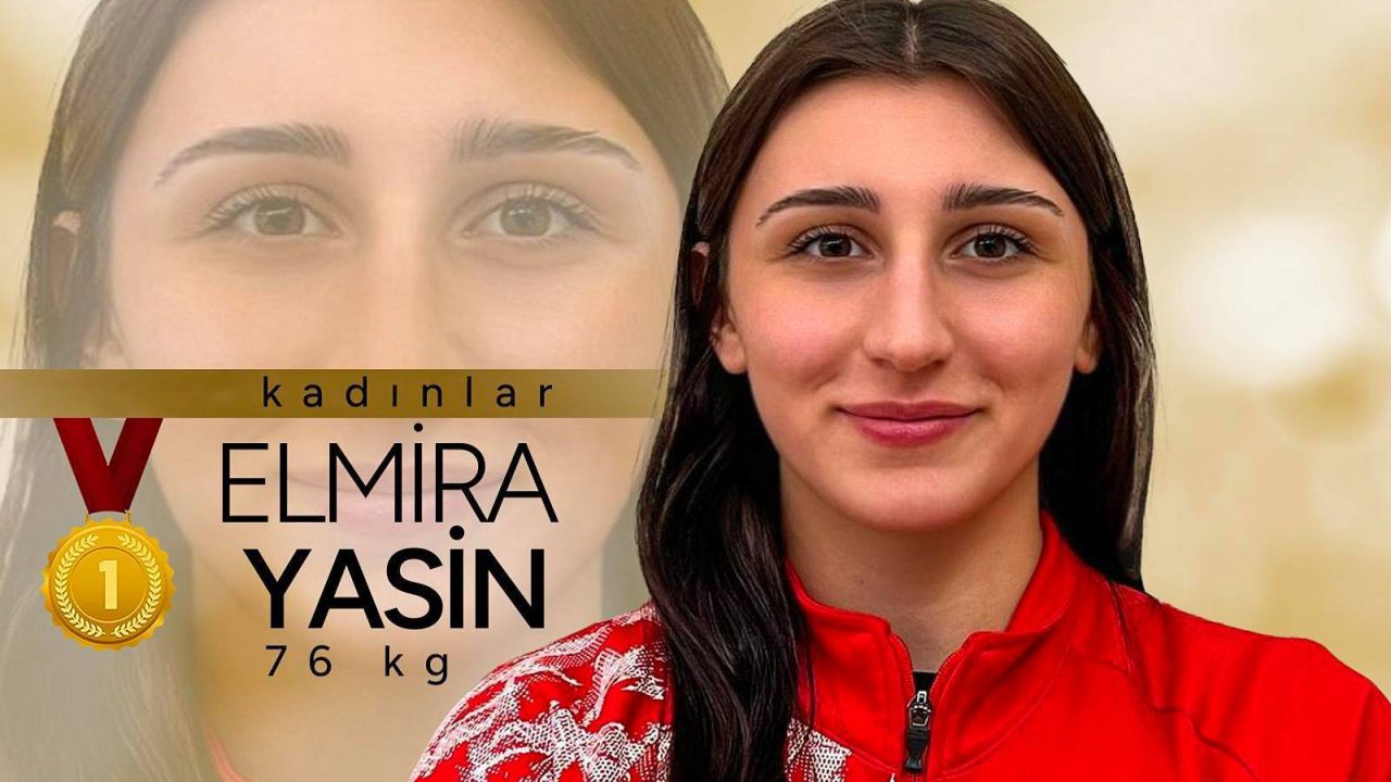 Elmira Yasin, U23 Avrupa Güreş Şampiyonası'nda zirveye çıktı